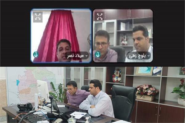 جلسه ویدیو کنفرانس کنترل پروژه ی طرح های ابلاغی اپراتور ایرانسل در سطح کشور