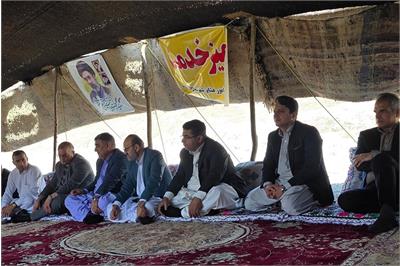 پیگیری میدانی مشکلات ارتباطی روستاهای شهرستان میرجاوه با حضور مسئولان استانی و شهرستانی؛