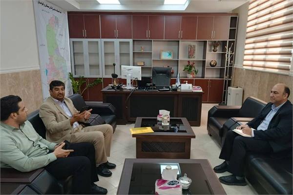 دیدار فرماندار خاش با سرپرست جدید اداره کل ارتباطات و فناوری اطلاعات استان